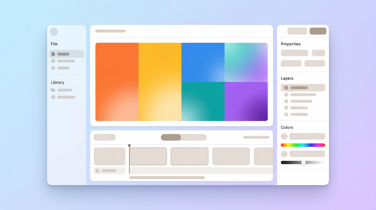 Palette interface