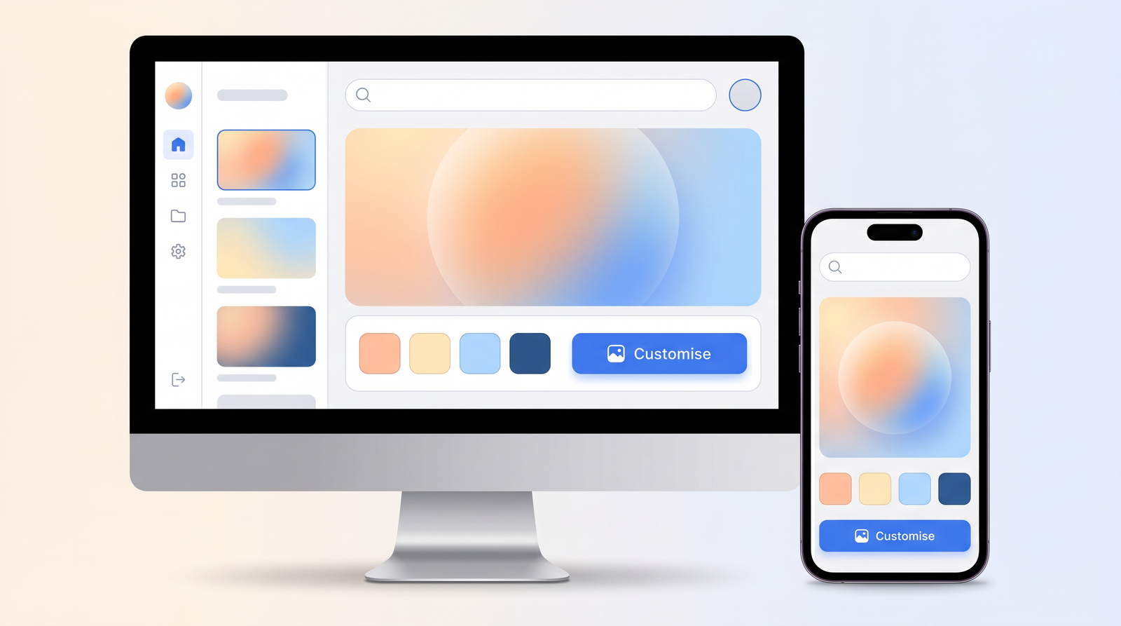 Palette across devices